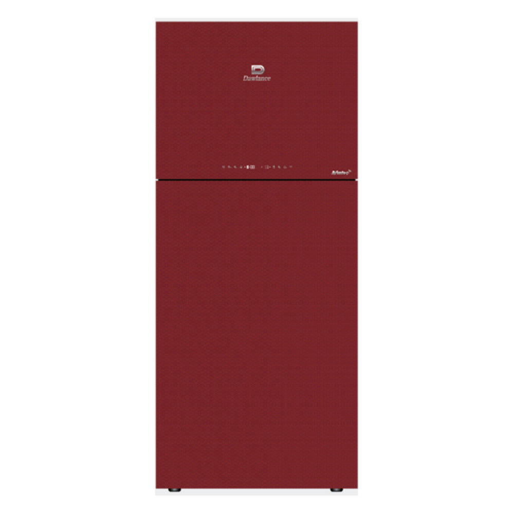 DAWLANCE GLASS DOOR INVERTER REFRIGERATOR Model 9193LF AVANTE+ IOT SILKY RED
