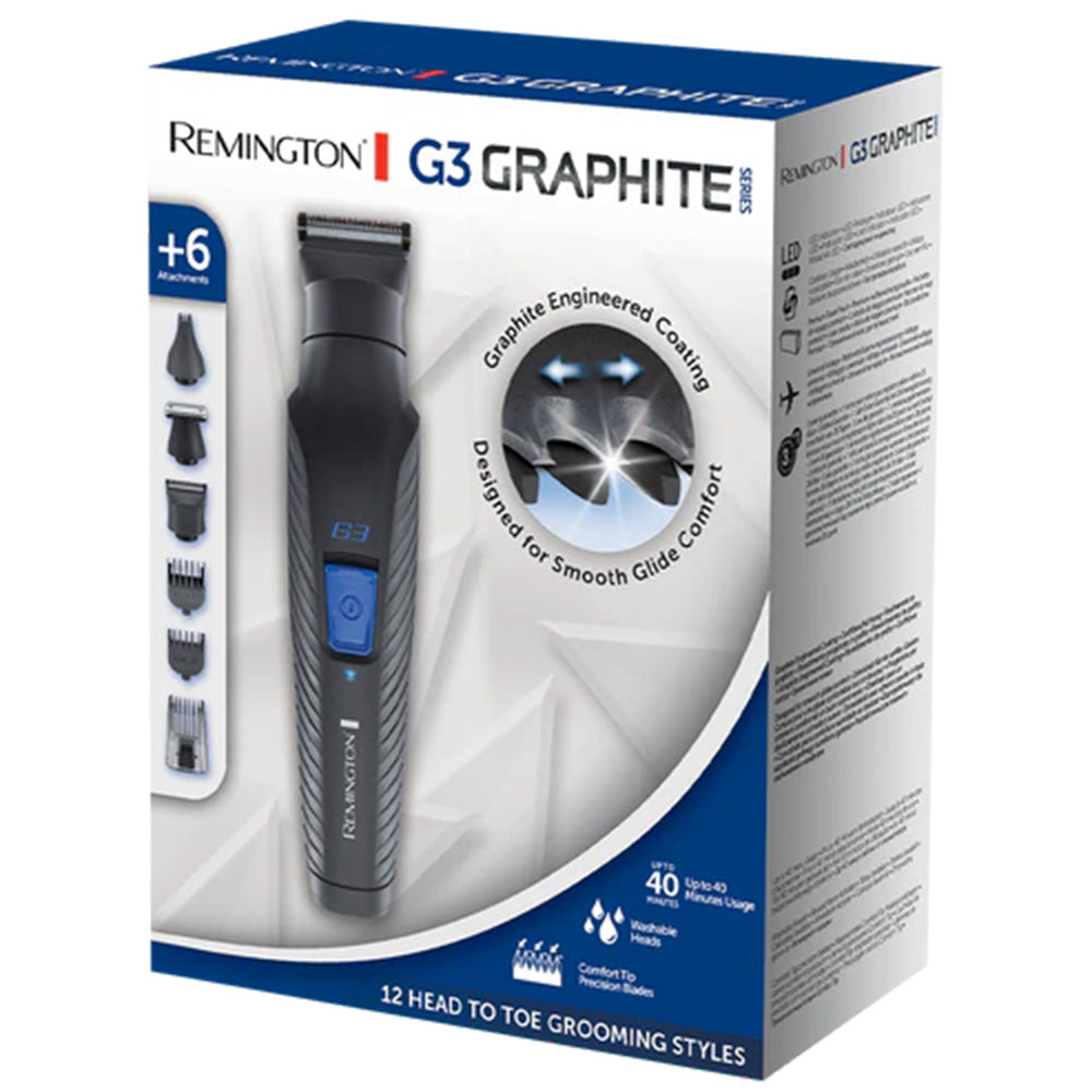 REMINGTON G3 GRAPHITE MULTI GROOMING KIT Model PG3000